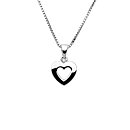 Sweethearts Silverhalsband HJÄRTA 2-pack