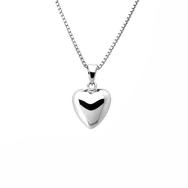Sweethearts Silverhalsband HJÄRTA 2-pack