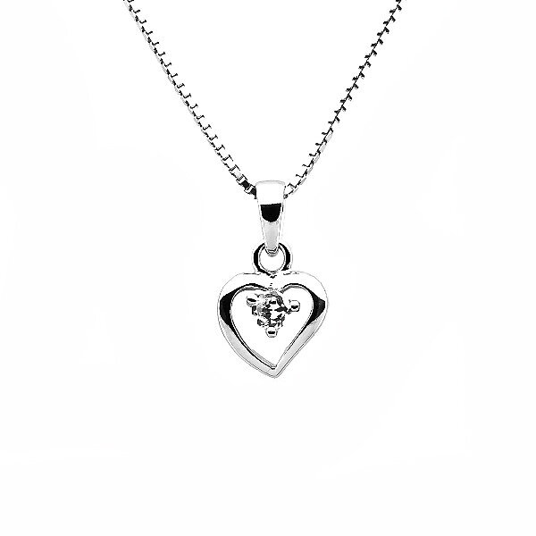 Sweethearts Silverhalsband HJÄRTA 2-pack