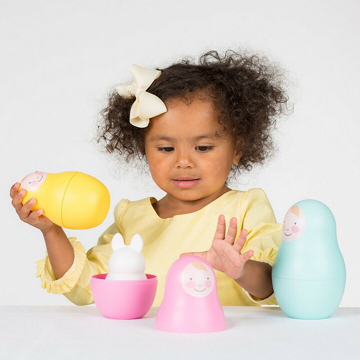 Rosa & Bo Babyleksak Rainbow 6-pack