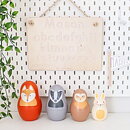 Rosa & Bo Babyleksak Woodland 6-pack