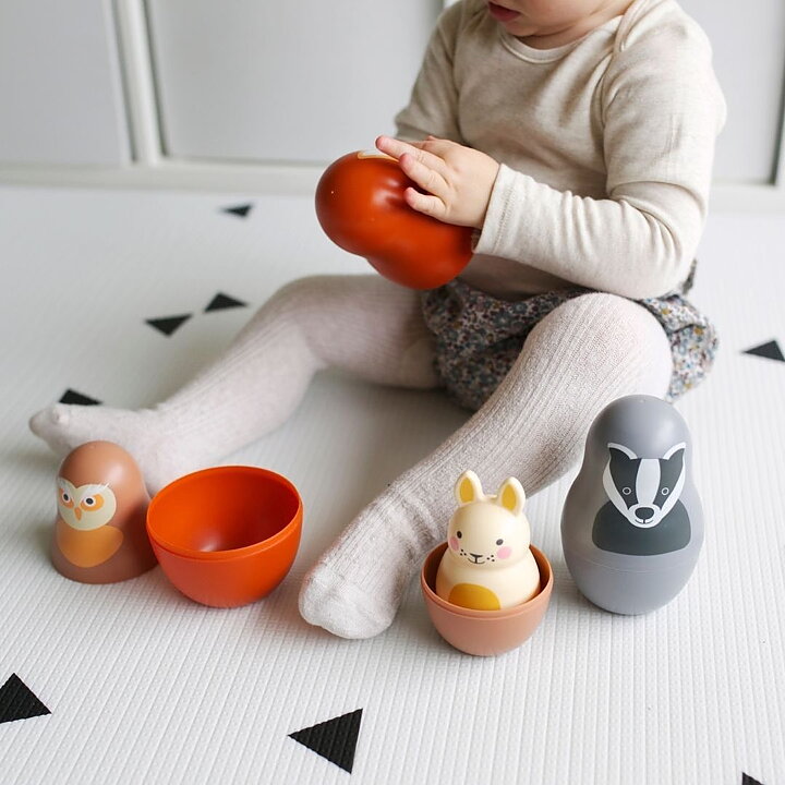 Rosa & Bo Babyleksak Woodland 6-pack