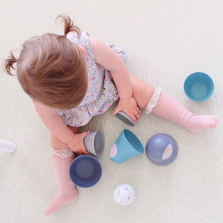 Rosa & Bo Babyleksak Pastel Blue 6-pack