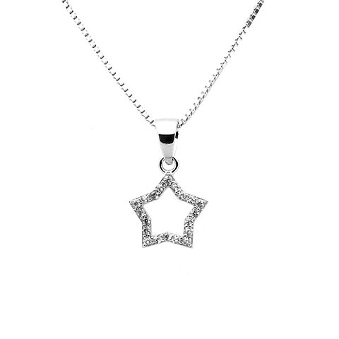 Sweethearts Silverhalsband STJÄRNA 2-pack