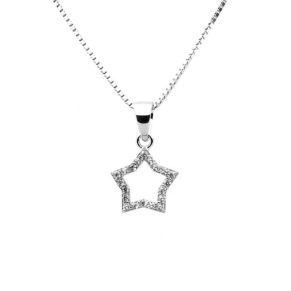 Sweethearts Silverhalsband STJÄRNA 2-pack
