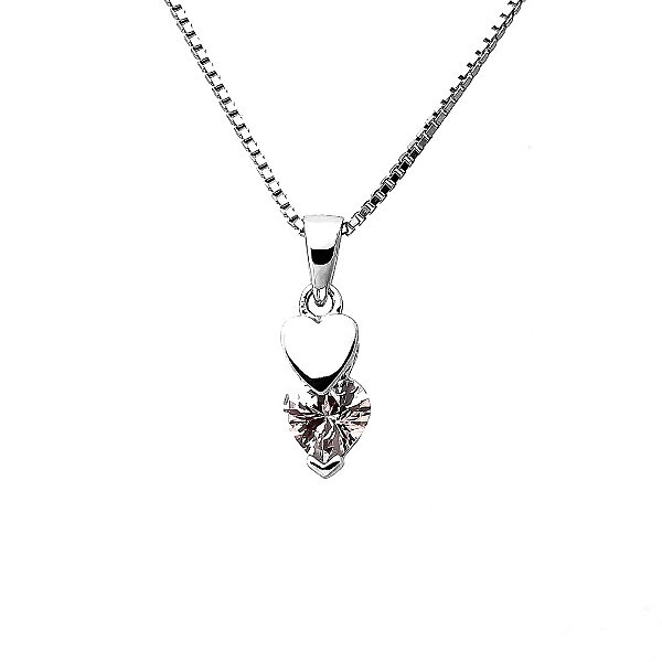 Sweethearts Silverhalsband HJÄRTAN 2-pack