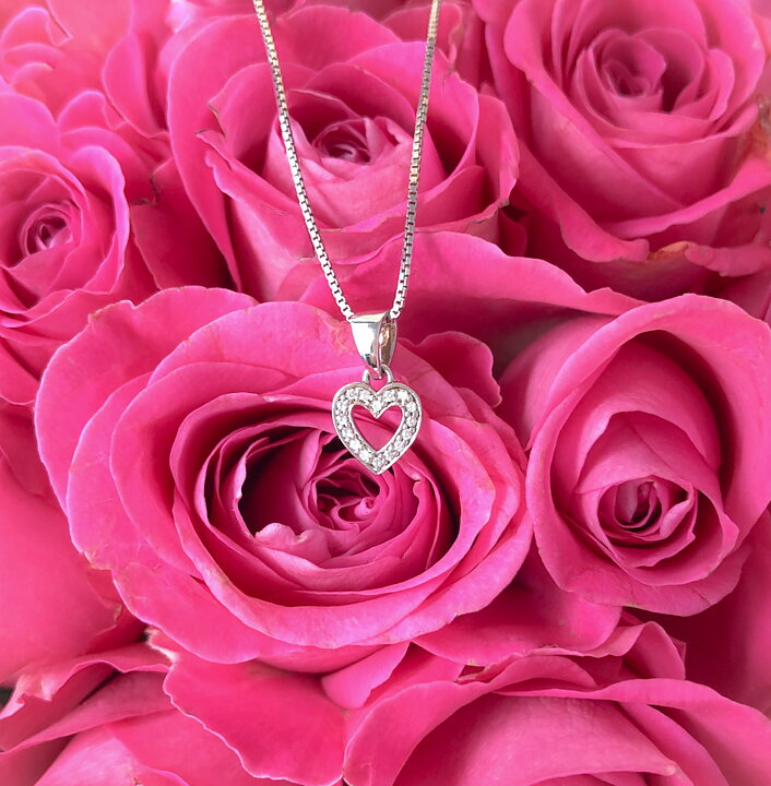 Sweethearts Silverhalsband HJÄRTA 2-pack