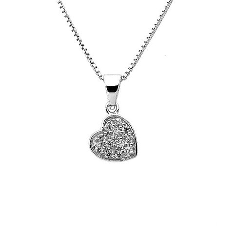 Sweethearts Silverhalsband HJÄRTA 2-pack