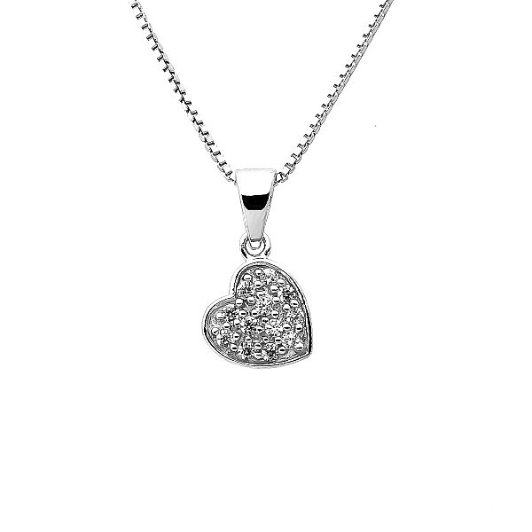 Sweethearts Silverhalsband HJÄRTA 2-pack