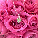 Sweethearts Silverhalsband FYRKLÖVER 2-pack