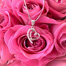 Sweethearts Silverhalsband HJÄRTA 2-pack