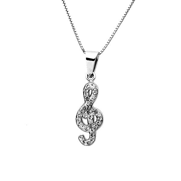 Sweethearts Silverhalsband G-KLAV 2-pack