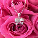 Sweethearts Silverhalsband ROSETT 2-pack