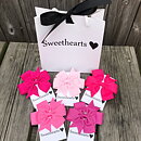 Sweethearts Hårrosetter - Presentkit Rosa