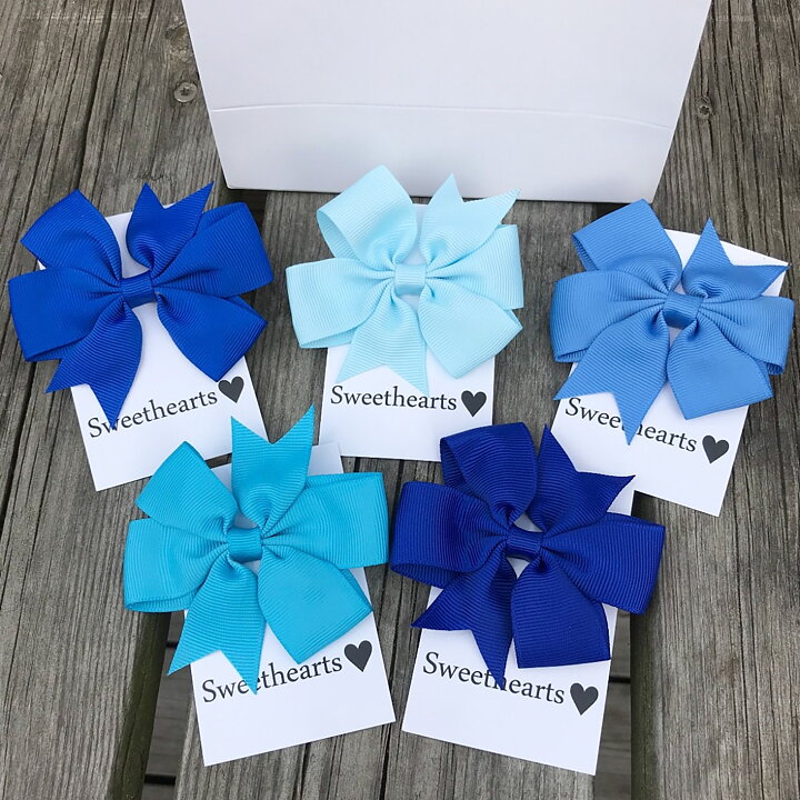 Sweethearts Hårrosetter - Presentkit Blå