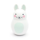 Rosa & Bo Babyleksak Skallra Kanin - Mint 10-pack