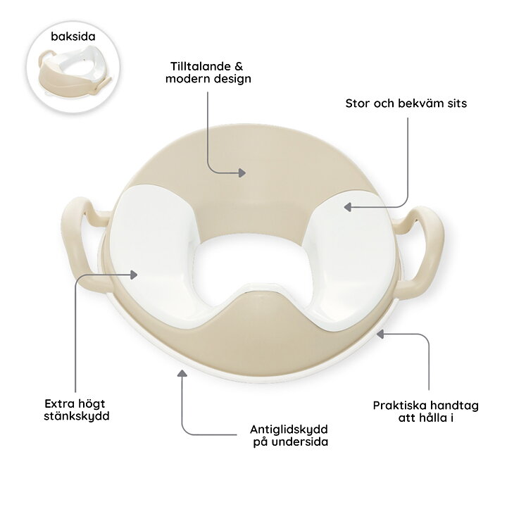 My Carry Potty Toalettsits Naturbeige 6-pack