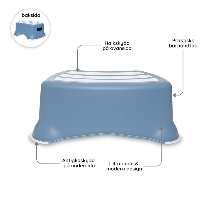 My Carry Potty Badrumspall Pastellblå 6-pack
