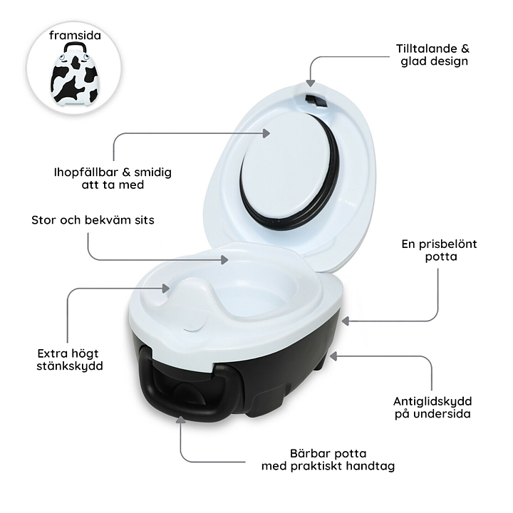 My Carry Potty Potträningskit Ko 3-pack