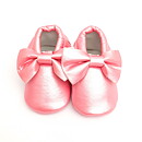 Sweethearts Baby Moccasin - Bow METALLIC ROSA