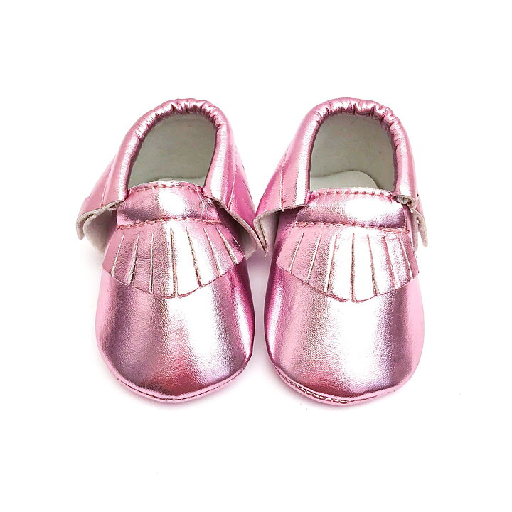 Sweethearts Baby Moccasin - Classic METALLIC ROSA