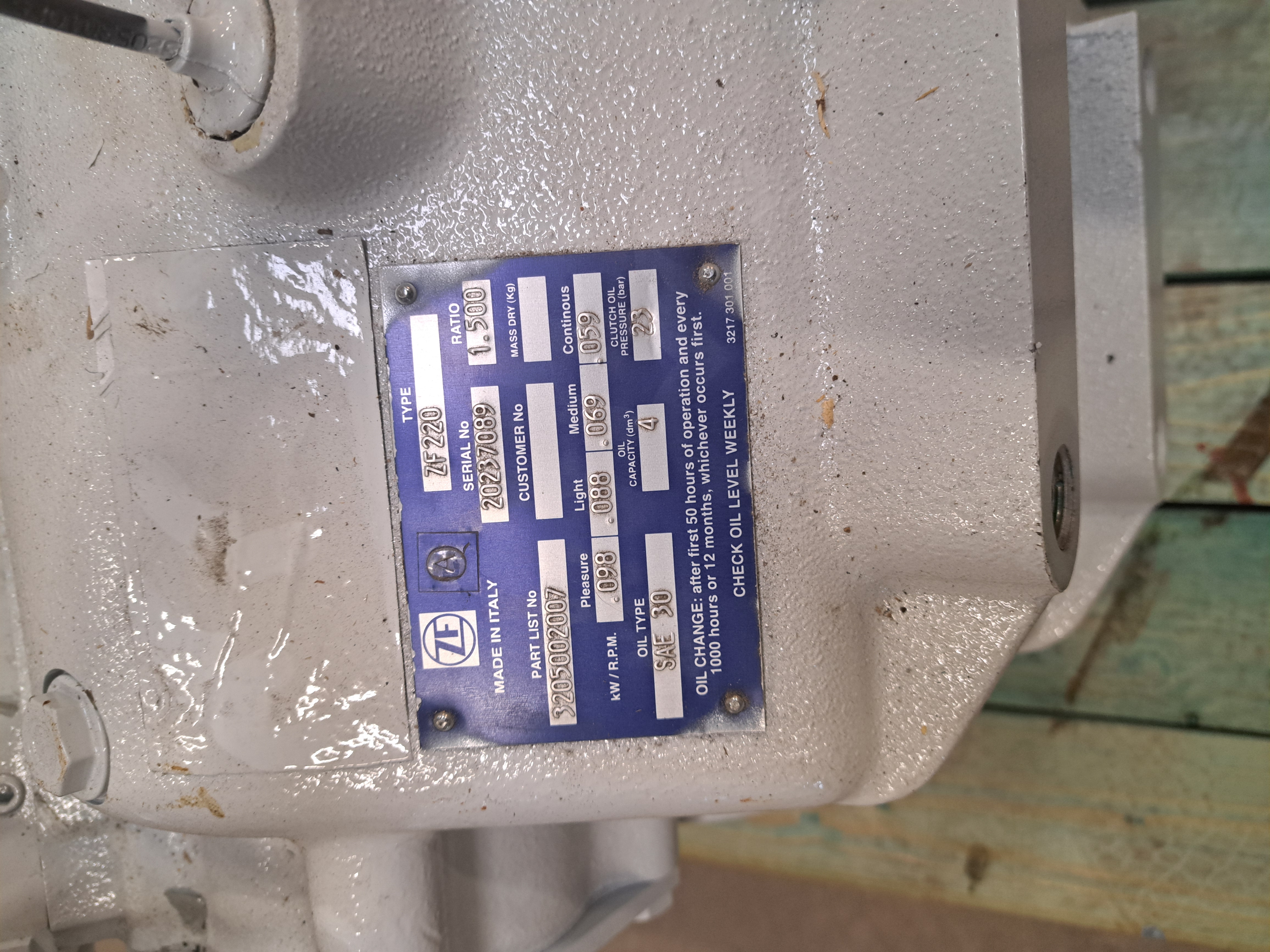 Backslag ZF220 - 2