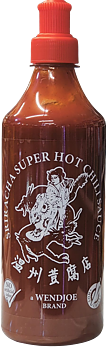 Sriracha "Super Het" Chilisås 585g - Wendjoe