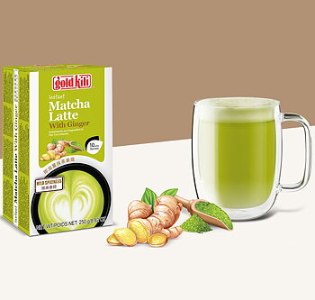 Instant Matcha Latte + Ingefära