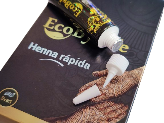 Svart Henna i 30g Tub - EcoByLife - 2