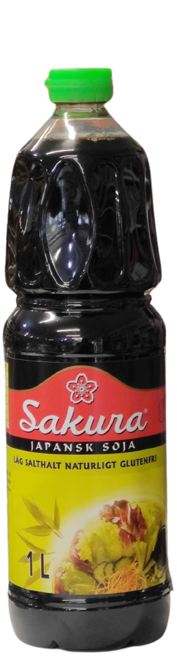 Japansk Sojasås 1L Glutinfri - Sakura®