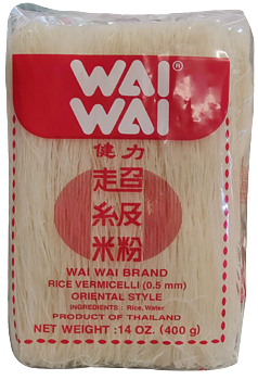 Risglasnudlar 400g - Wai Wai®