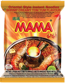 Shrimp Creamy Tom Yum Flavour Snabbanudlar