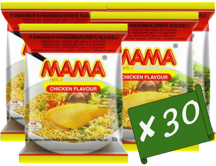 Snabbanudlar med Kycklingsmak - 2
