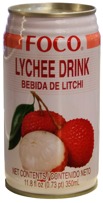 Litchi Dryck 350ml - Foco®