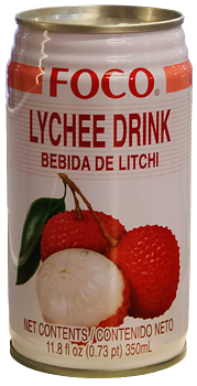 Litchi Dryck 350ml - Foco®