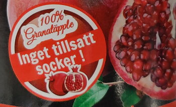 Granatäpple Juice 100% Ren 1 L 