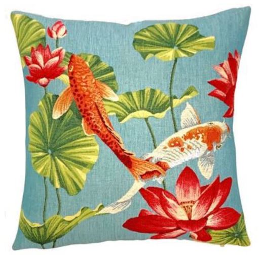 Koi Fish Blue  2/set - 2