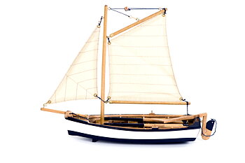 Segeljolle 25x23cm