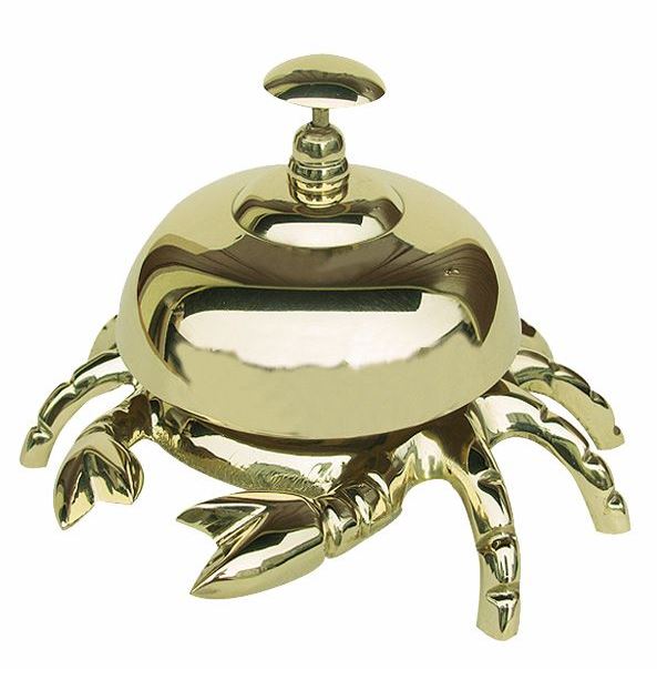 Disk klocka krabba H: 9cm, Ø: 13cm