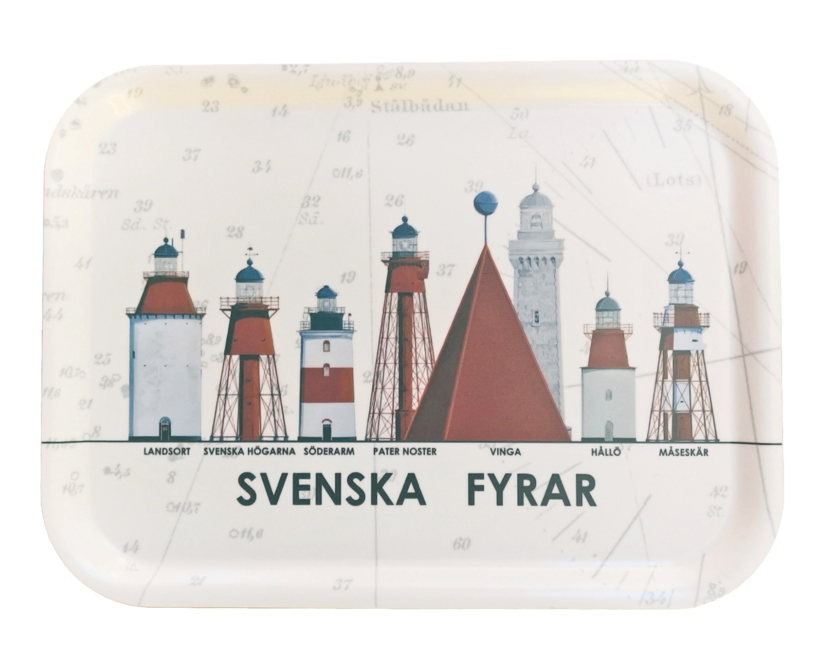 Bricka Svenska Fyrar Mellan