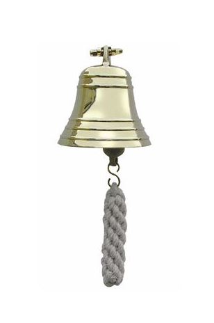 Skeppsklocka i mässing 10cm