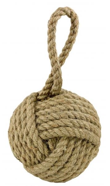 Dörrstopp - Apnäve, natur, jute, H: 30cm, 15x15cm 2,2 kg