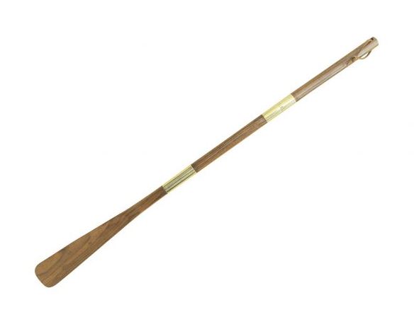 Skohorn i trä/mässing extra långt  70cm