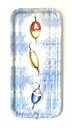 Bricka Flöten 32x15cm