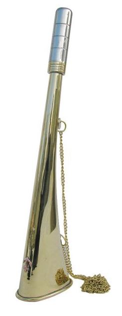 Horn i mässing 30cm