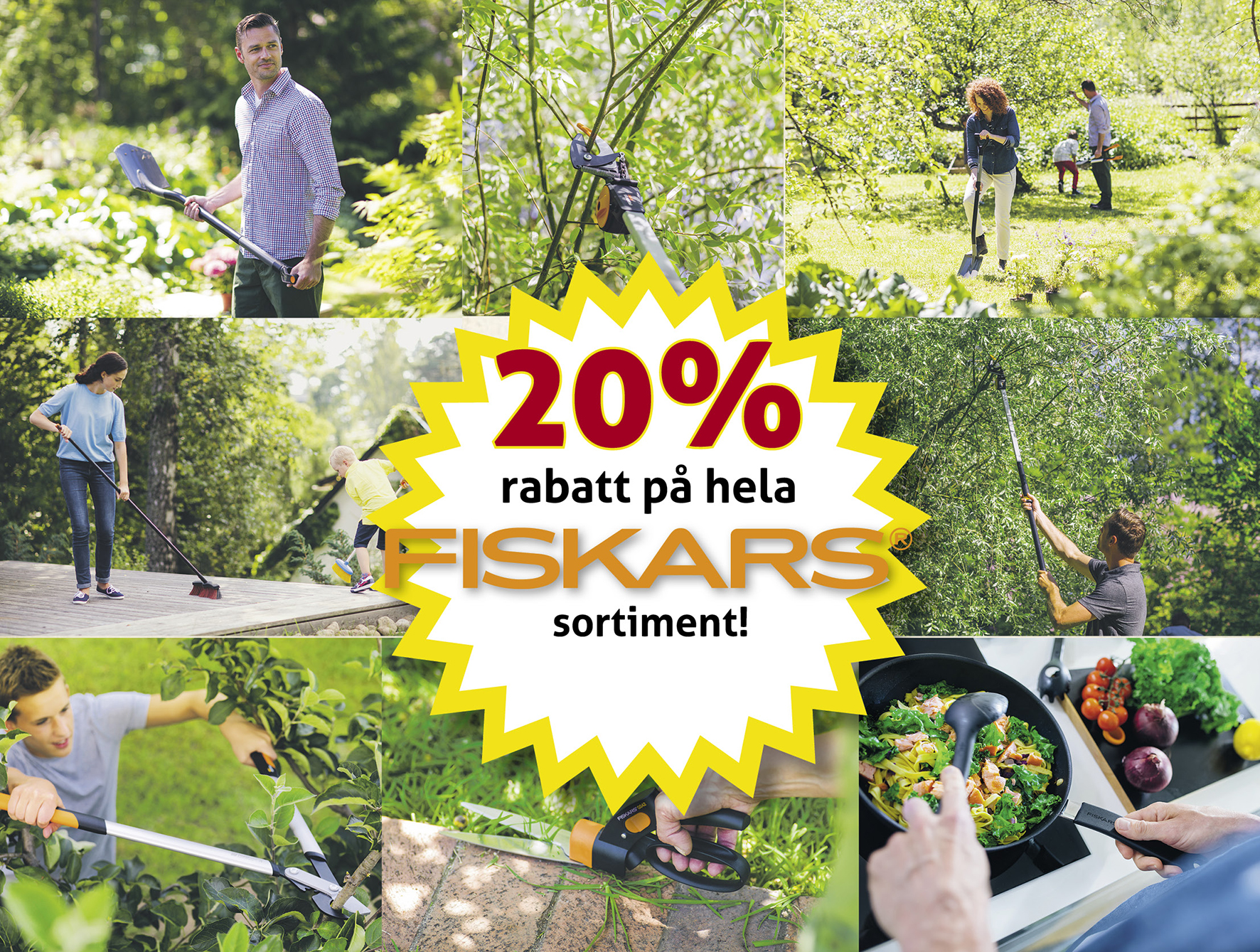 20% rabatt på hela Fiskarssortimentet!