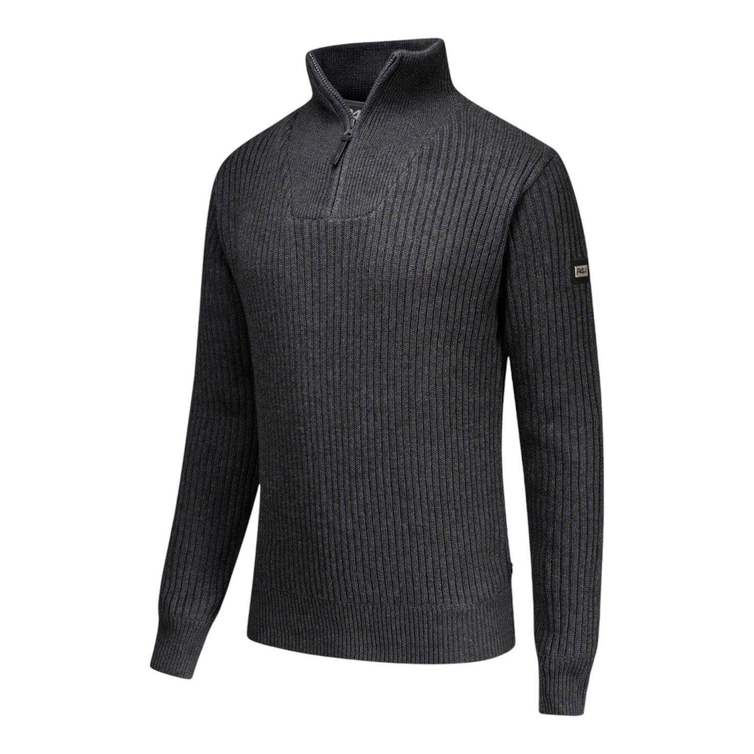 P4H Stickad Tröja Windstopper Herr Grå - 3