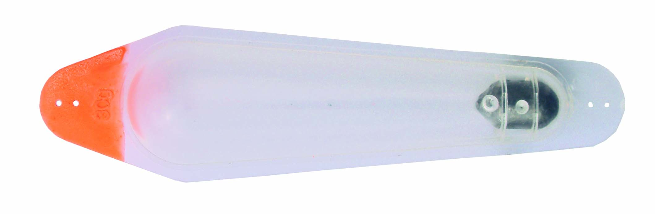 Stoxdal oval plastkula med vikt transparent/orange