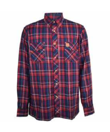 Woodstock Flannelskjorta Rödrutig