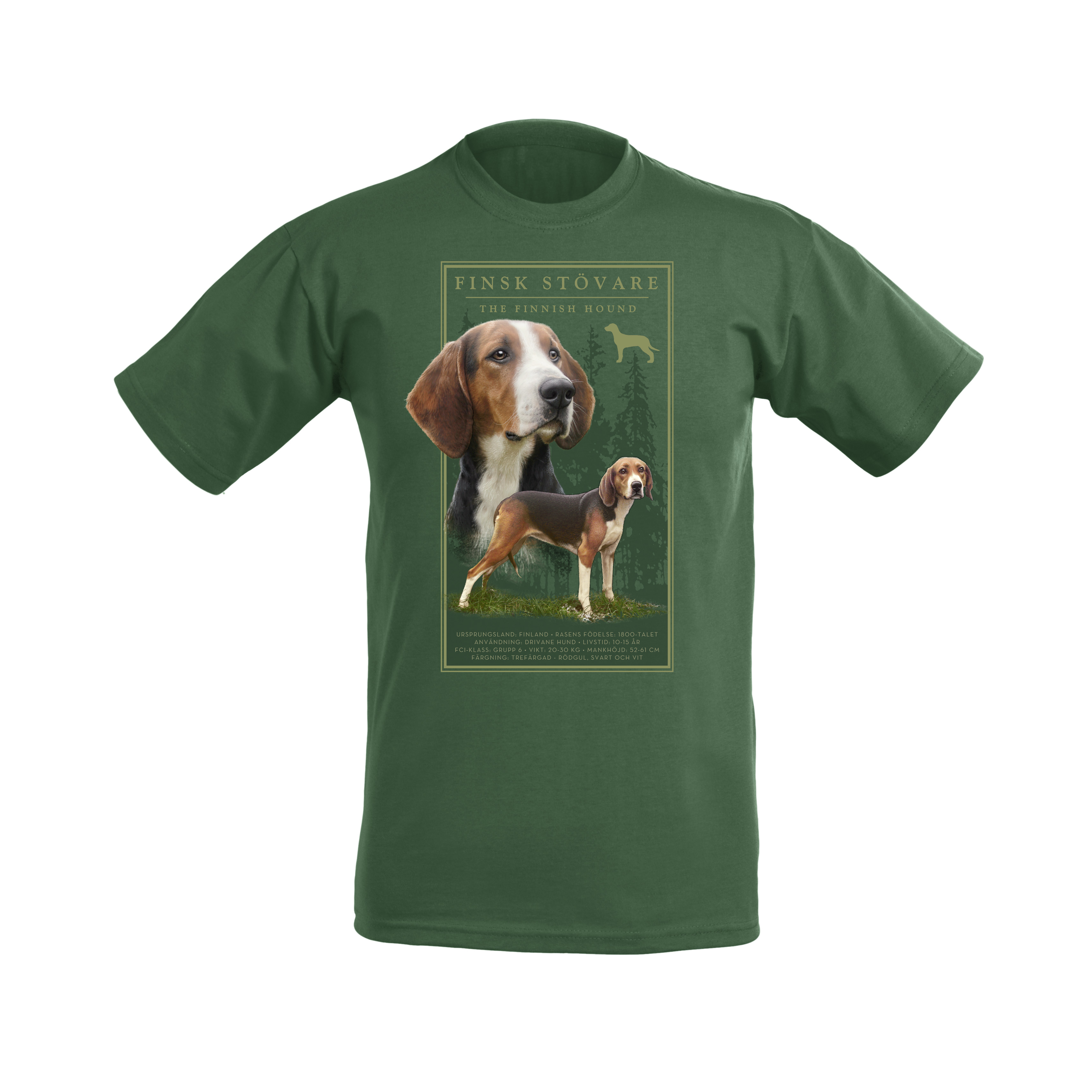 T-Shirt Finsk Stövare Grön - 2